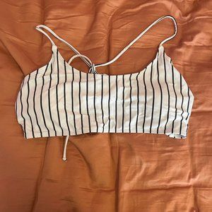 Amazon Striped Bikini Top
